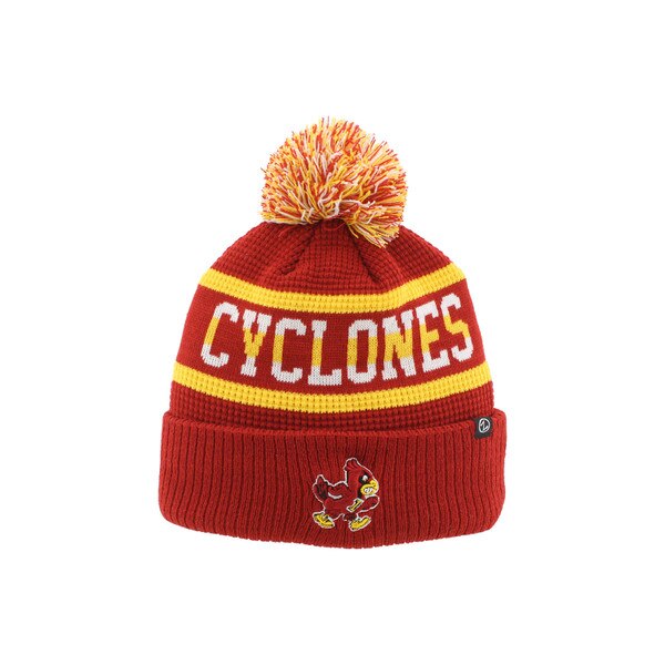 Zephyr Walking Cy Cardinal and Gold Pom Beanie